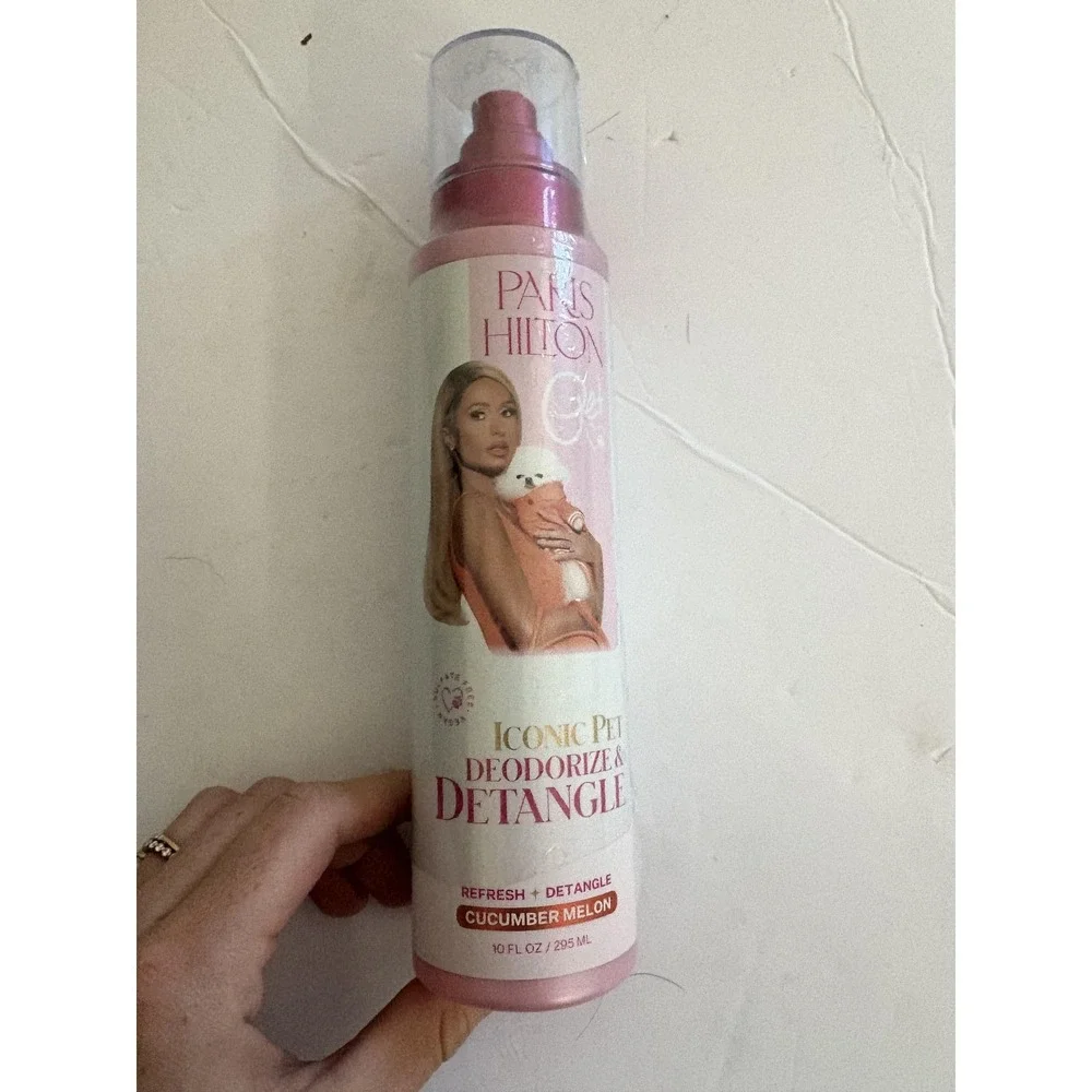 Paris Hilton Pet Deodorize & Detangle Dog Spray 10 fl oz Cucumber‎ Melon USA